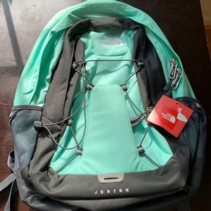 The North Face Jester Backpack Surf Green/Black